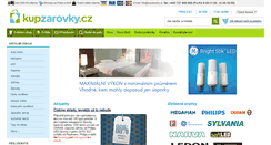 Desktop Screenshot of kupzarovky.cz
