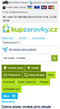 Mobile Screenshot of kupzarovky.cz